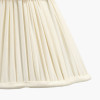 Malia 25cm Cream Mushroom Pleat Scalloped Tapered Lampshade