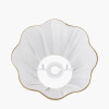 Malia 25cm Olive Green Mushroom Pleat Scalloped Tapered Lamp Shade