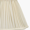 Malia 30cm Cream Mushroom Pleat Scalloped Tapered Lampshade