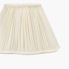 Malia 35cm Cream Mushroom Pleat Scalloped Tapered Lampshade