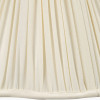 Malia 35cm Cream Mushroom Pleat Scalloped Tapered Lampshade