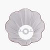 Malia 35cm Mulberry Red Mushroom Pleat Scalloped Tapered Lamp Shade