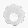 Malia 35cm Olive Green Mushroom Pleat Scalloped Tapered Lamp Shade