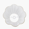 Malia 35cm Olive Green Mushroom Pleat Scalloped Tapered Lamp Shade