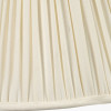 Malia 40cm Cream Mushroom Pleat Scalloped Tapered Lampshade