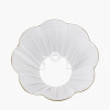 Malia 45cm Olive Green Mushroom Pleat Scalloped Tapered Lamp Shade