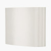 Mia 25cm Cream Oval Silk Mix Lampshade