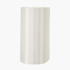 Mia 25cm Cream Oval Silk Mix Lampshade