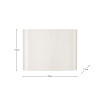Mia 25cm Cream Oval Silk Mix Lampshade