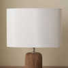 Mia 25cm Cream Oval Silk Mix Lampshade