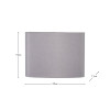 Mia 25cm Steel Grey Oval Silk Mix Lampshade