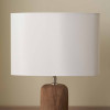 Mia 30cm Cream Oval Silk Mix Lampshade