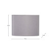 Mia 30cm Steel Grey Oval Silk Mix Lampshade