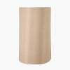 Mia 30cm Taupe Oval Silk Mix Lampshade