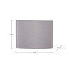 Mia 35cm Steel Grey Oval Silk Mix Lampshade
