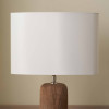 Mia 40cm Cream Oval Silk Mix Lampshade