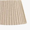 Isla 25cm Jute Striped Natural & Olive Tapered Lampshade