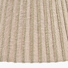 Isla 25cm Jute Striped Natural & Olive Tapered Lampshade