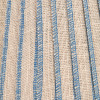 Isla 30cm Jute Striped Natural & Blue Tapered Lampshade