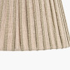 Isla 30cm Jute Striped Natural & Olive Tapered Lampshade