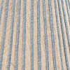 Isla 35cm Jute Striped Natural & Blue Tapered Lampshade
