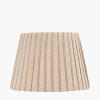 Isla 35cm Jute Striped Natural & Olive Tapered Lampshade