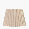Isla 35cm Jute Striped Natural & Olive Tapered Lampshade
