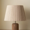 Isla 35cm Jute Striped Natural & Olive Tapered Lampshade