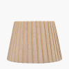 Isla 35cm Jute Striped Natural & Yellow Tapered Lampshade
