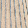 Isla 40cm Jute Striped Natural & Blue Tapered Lampshade