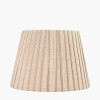 Isla 40cm Jute Striped Natural & Olive Tapered Lampshade