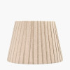 Isla 40cm Jute Striped Natural & Olive Tapered Lampshade