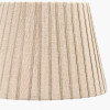 Isla 40cm Jute Striped Natural & Olive Tapered Lampshade
