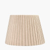 Isla 45cm Jute Striped Natural & Olive Tapered Lampshade