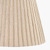 Isla 45cm Jute Striped Natural & Olive Tapered Lampshade