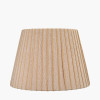Isla 45cm Jute Striped Natural & Yellow Tapered Lampshade