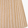 Isla 45cm Jute Striped Natural & Yellow Tapered Lampshade
