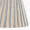 Isla 16cm Jute Striped Natural & Blue Tapered Lampshade