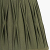 Odette 30cm Olive Green Cotton Slub Pinch Pleat  Tapered Lampshade