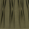 Odette 35cm Olive Green Cotton Slub Pinch Pleat  Tapered Lampshade