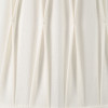 Odette 40cm White Linen Cotton Slub Pinch Pleat  Tapered Lampshade