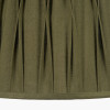 Odette 45cm Olive Green Cotton Slub Pinch Pleat  Tapered Lampshade