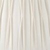 Odette 45cm White Linen Cotton Slub Pinch Pleat  Tapered Lampshade