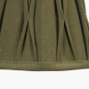 Odette 16cm Olive Green Cotton Slub Pinch Pleat  Tapered Lampshade