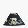 Nala 30cm Inky Blue Safari Printed Empire Lampshade