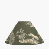 Nala 35cm Green Safari Printed Empire Lampshade