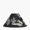 Nala 35cm Inky Blue Safari Printed Empire Lampshade