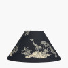 Nala 35cm Inky Blue Safari Printed Empire Lampshade