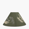 Nala 40cm Green Safari Printed Empire Lampshade