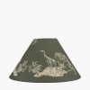 Nala 45cm Green Safari Printed Empire Lampshade